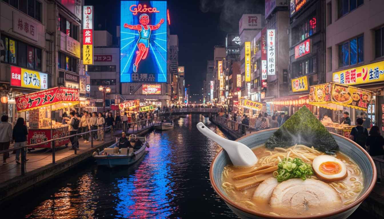 places to visit in osaka at night